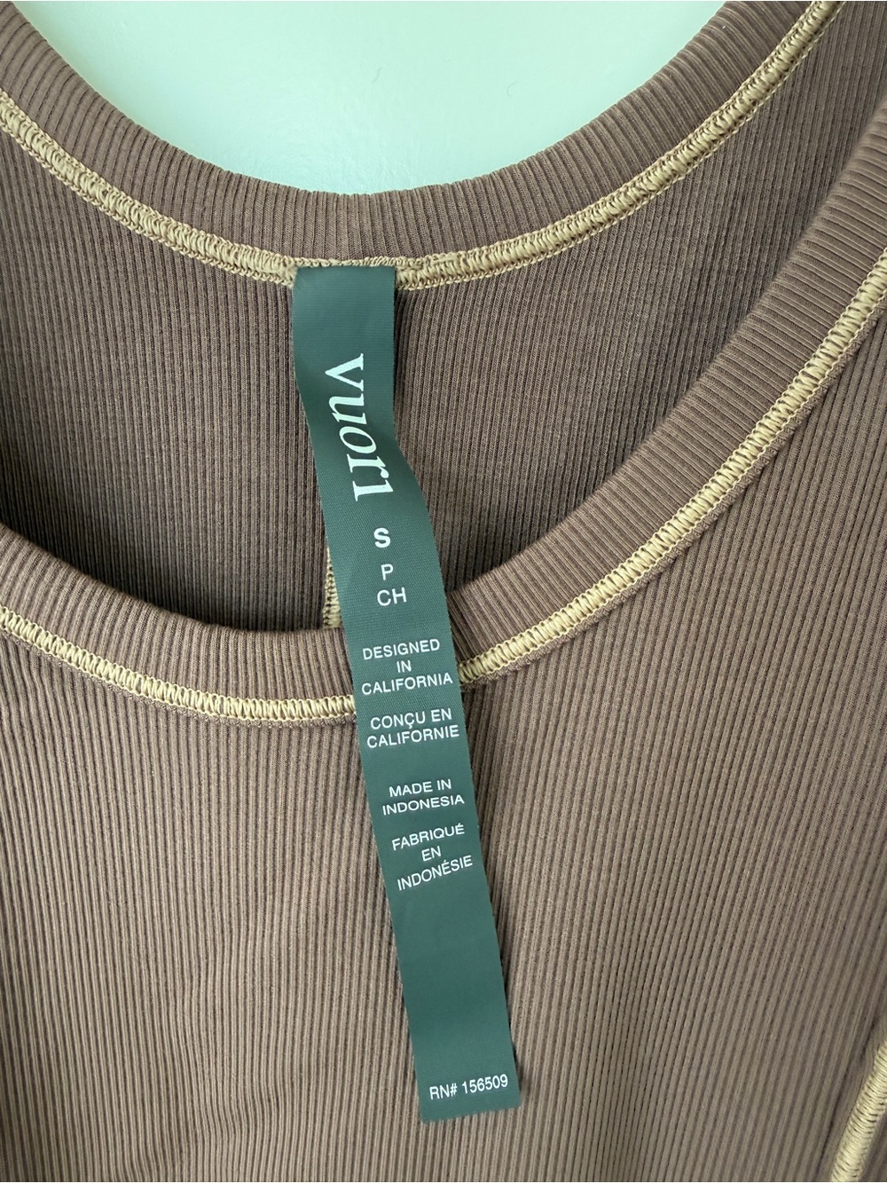 BNWT Vuori - Pose Seams Tank (Sable) - Picture 2 of 10